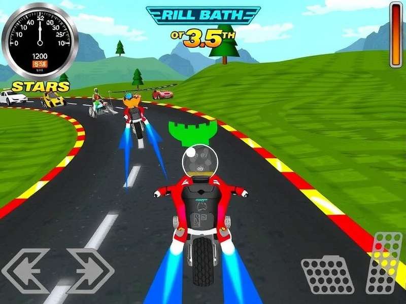Siwan Blitz Racer Gameplay Screenshot